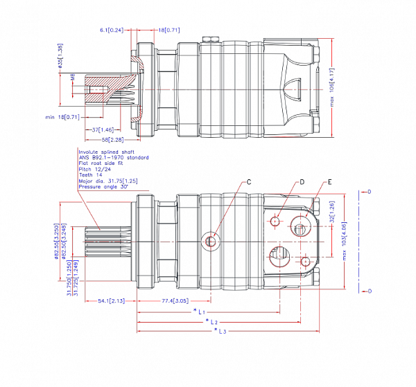 Гидромотор OMS 200 151F0546