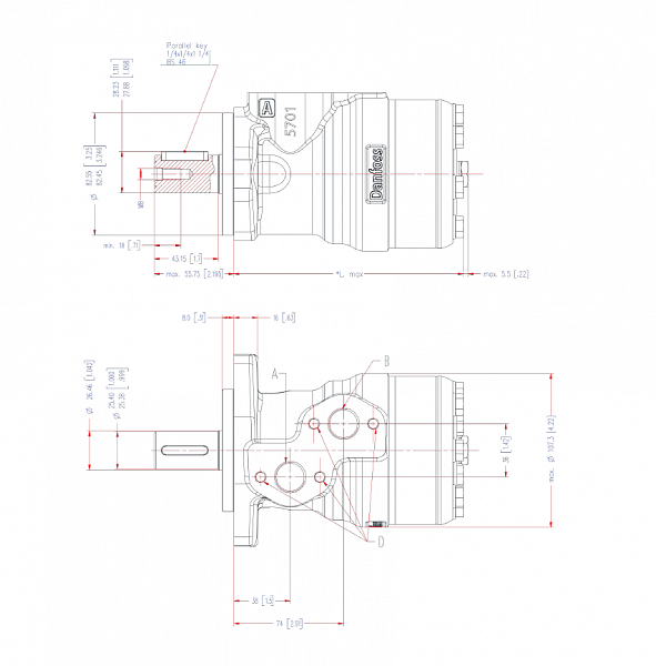 Гидромотор OMRX 100 11185562