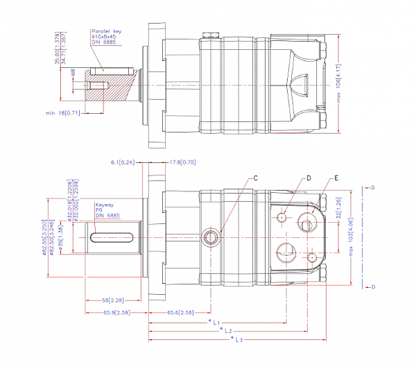 Гидромотор OMS 125 151F0559