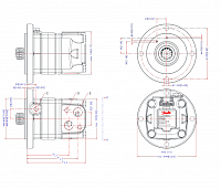 Гидромотор OMSS 200 укороченный 151F0539