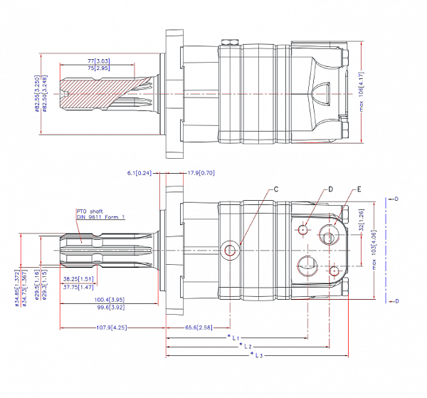 Гидромотор OMS 80 151F0560