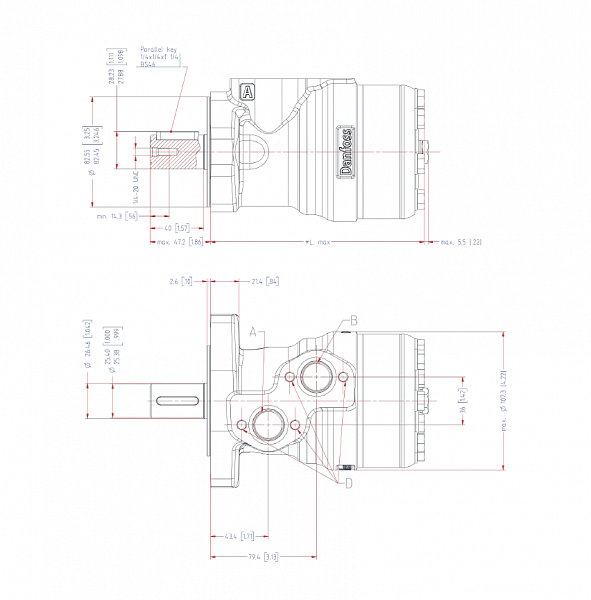 Гидромотор OMRX 250 11185486