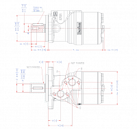 Гидромотор OMRX 200 11185525