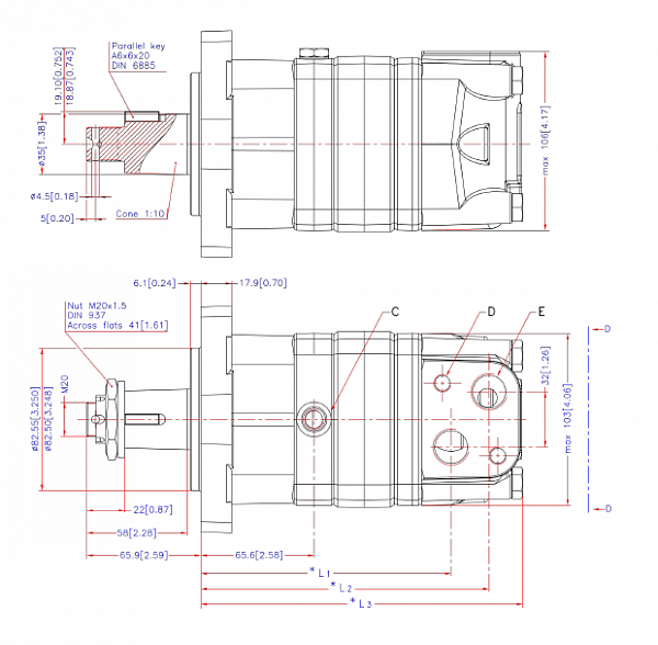 Гидромотор OMS 200 151F0518