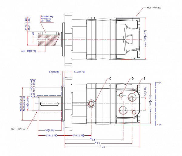Гидромотор OMS 160 151F5103