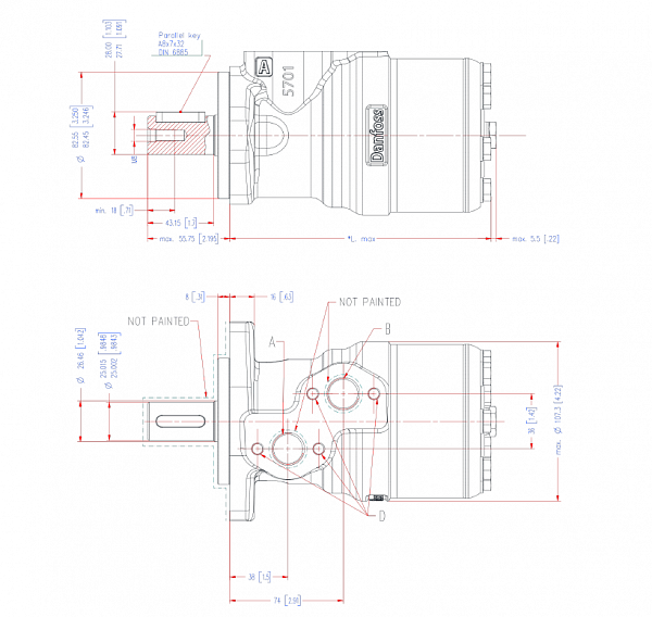 Гидромотор OMRX 160 11185520